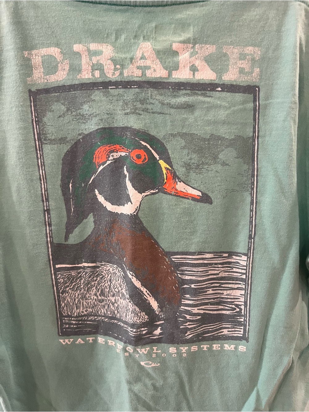 Drake Mint Green Logo Tee
